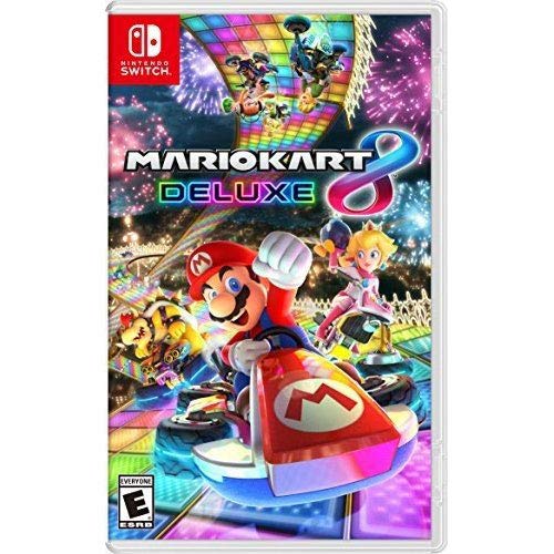 Nintendo Kapcsoló Konzol Csomag Kék/Piros Öröm Con + Mario Kart 8 Deluxe & Super Mario Party & More