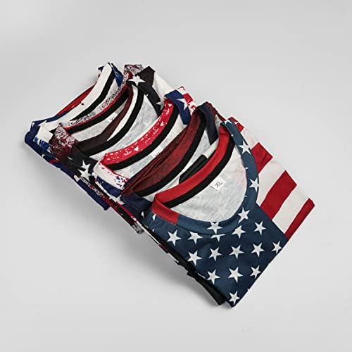 Férfi Rövid Ujjú Hazafias Amerikai Design, Sas, Zászló Premium T-Shirt