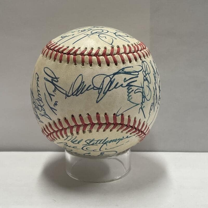 Hivatalos Multi-Aláírt Vintage 1986-ban york Mets NL Baseball. - Dedikált Baseball