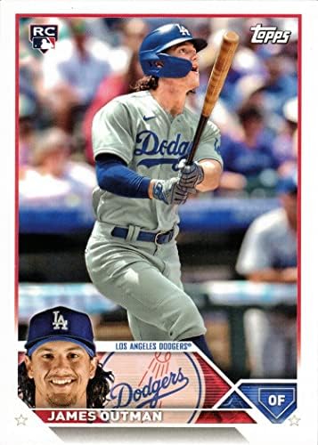 2023 Topps Dodgers Baseball Csapat FIÚ-11 James Outman Újonc Kártya