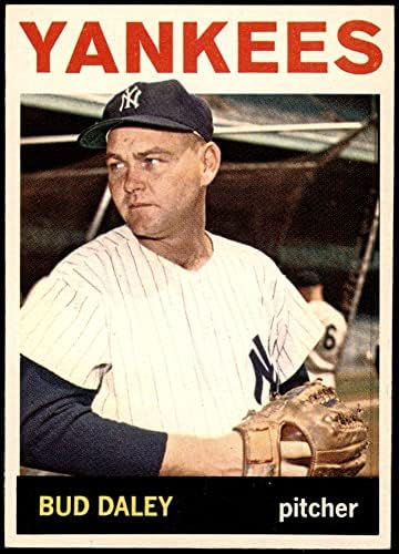 1964 Topps 164 Bud Daley New York Yankees (Baseball Kártya) NM+ Yankees