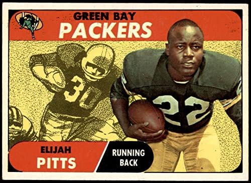 1968 Topps 79 Illés Pitts Green Bay Packers (Foci Kártya) VG+ Packers Philander Smith