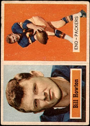 1957 Topps 33 Bill Howton Green Bay Packers (Foci Kártya) VG+ Packers Rizs