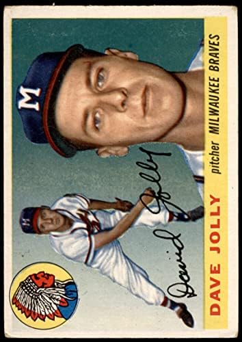 1955 Topps 35 Dave Vidám Milwaukee Bátrabbak (Baseball Kártya) JÓ Bátrabbak