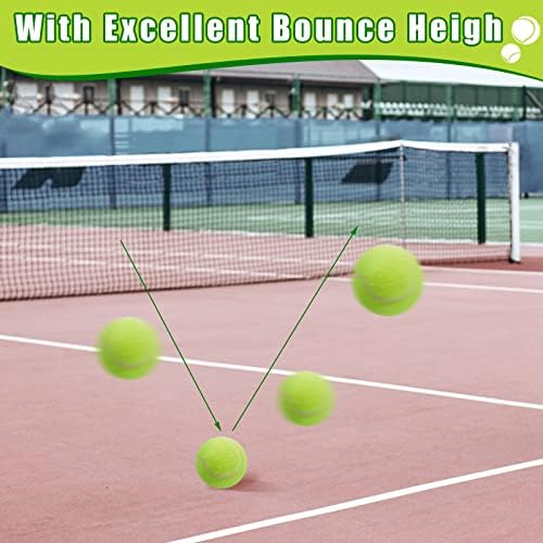 90 Db teniszlabda Tömeges Pressureless teniszlabda Képzés Tenisz Labdák Kezdőknek 12 Szám hordtáska a Könnyű Szállítás