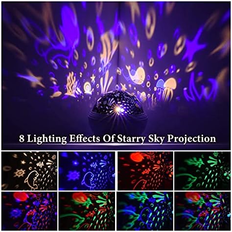 Lovedfgh Csillag Projektor Projektor Csillagok Éjszakai Fény Baba - 360 ° - os Elforgatás/USB. vagy az Elemeket - a Gyermekek