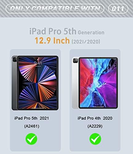 Tablet PC Esetekben az Esetben Kompatibilis iPad Pro 5. Generációs 12.9 inch (2018/2020/2021)-nagy teherbírású Masszív Ütésálló