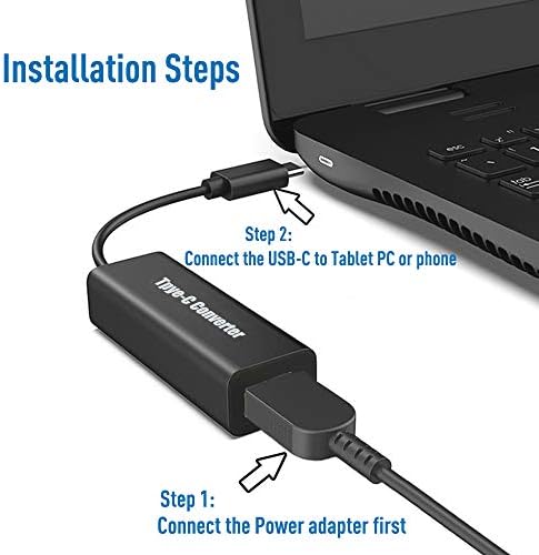PLUSPOE USB-C-Slim Tipp Adapter, Átalakítani Lenovo Tér Töltő C Típusú, a Lenovo Thinkpad, Samsung S8/S9/Megjegyzés Nintendo