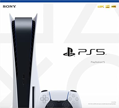 Playstation 5 Lemez Verzió PS5 Konzol - Kiegészítő Vezérlő, 4K-TV-Játék, 120Hz 8K Kimenet, 16 gb-os GDDR6, 825GB SSD-vel,