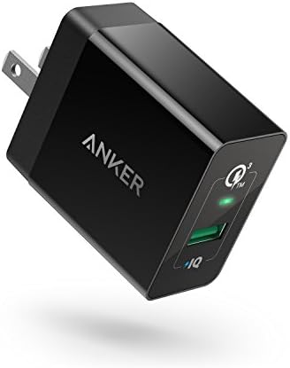 Gyors Töltés 3.0, Anker 18W 3Amp USB Fali Töltő (Quick Charge 2.0 Kompatibilis) Powerport+ 1 Vezeték nélküli Töltő, Galaxy